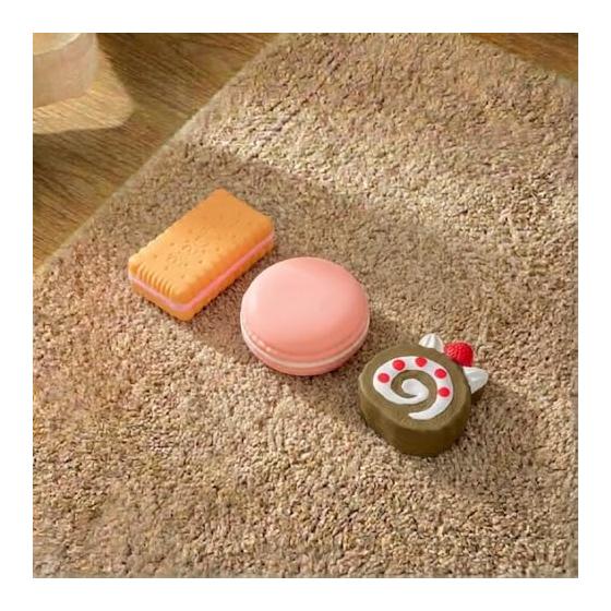 Dog Toy, Natural Rubber Chew Toy [Selectable Gourmet Set] Natural Latex, Sounding Toy, Donut, Sushi, Sweets, Hot Dog, Shape, Soft, Teeth Grinding,