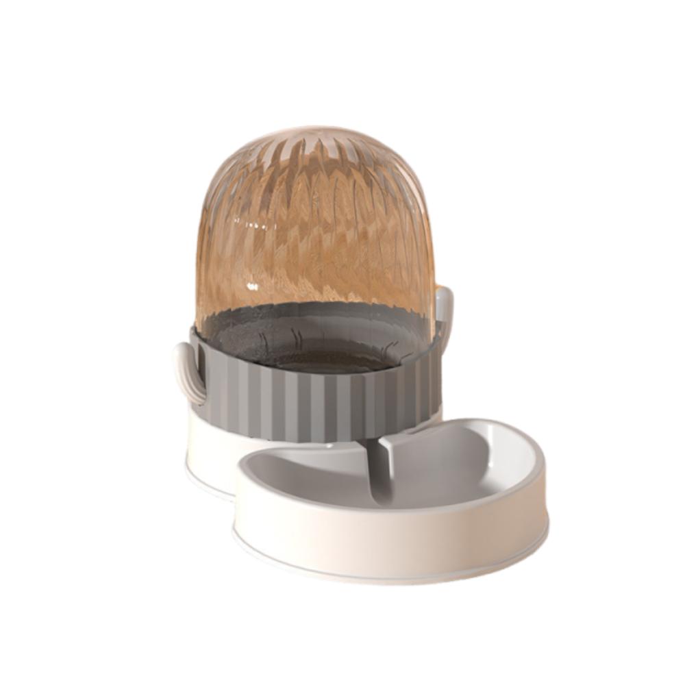 

Автоматическая кормушка для кошек большой вместимости, креативная поилка для питомцев, для влажного и сухого корма Grey Water Feeder