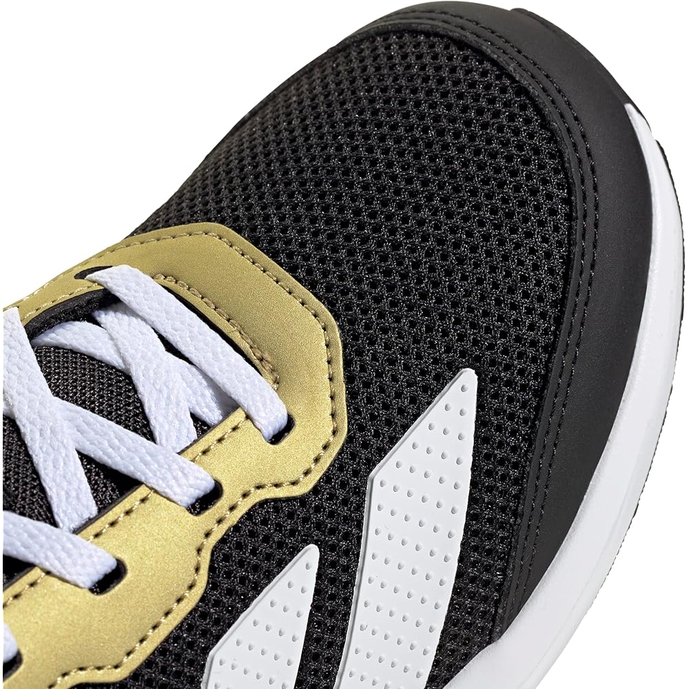 Adidas Faito Kids Sneakers Unisex Boys Girls 22-25.5cm Core Black Footwear White Gold Metallic