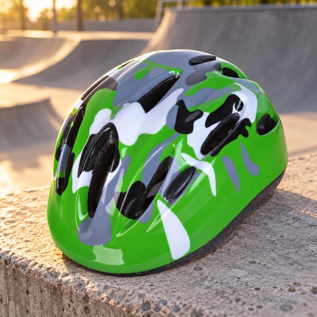 HalfShell Sports Helmet Padded Children's Biking Ventilated for Young Riders, Skateboarding,