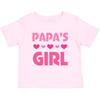 Inktastic Papas Girl Granddaughter Baby T-Shirt Childs Girls Cute Daughter Tees