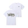 GROOVESTEP Military Camo Back Logo Rapstar Oversized Round Short Sleeve T-Shirt S0282