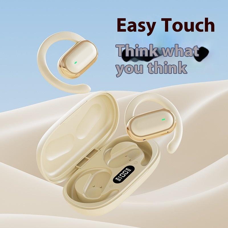 Wireless Bluetooth Earphones, Ear-hook Earbuds Power Display Earphone for HD Sound Headphones Sports Music Headsets