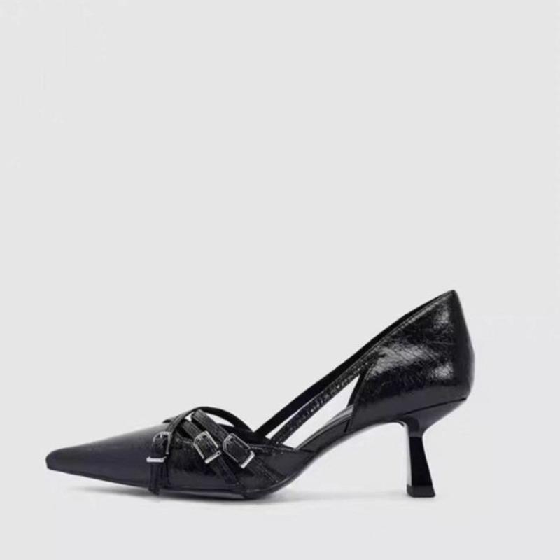 Designer High Heel Women's Mary Jane Shoes Fashion Shallow Slip on Shoes Spring Autumn Party Dress Shoes