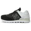 Nb 574 Re-Engineered Breathe Classic Sports Fabric Synthetic Leather Low Top Running Shoes Unisex Sneaker Black White MTL574MB