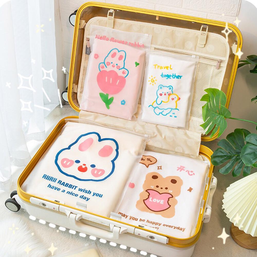 2 Stück Aufbewahrungstasche für Kleidung mit Cartoon-Bären-Motiv