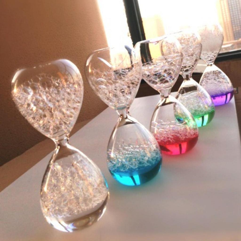 Bubble Singing Dream Crystal Hourglass Motion Timer Craft Birthday Present for Kitchen Home School Teaching Table Kids