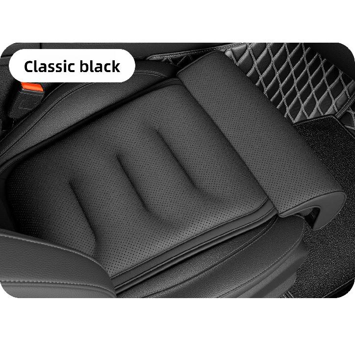 Memory Foam Leg Support Extender Universal Car Seat Cushion Suede Thick Padding Mat for Driver Comfort Auto Seat