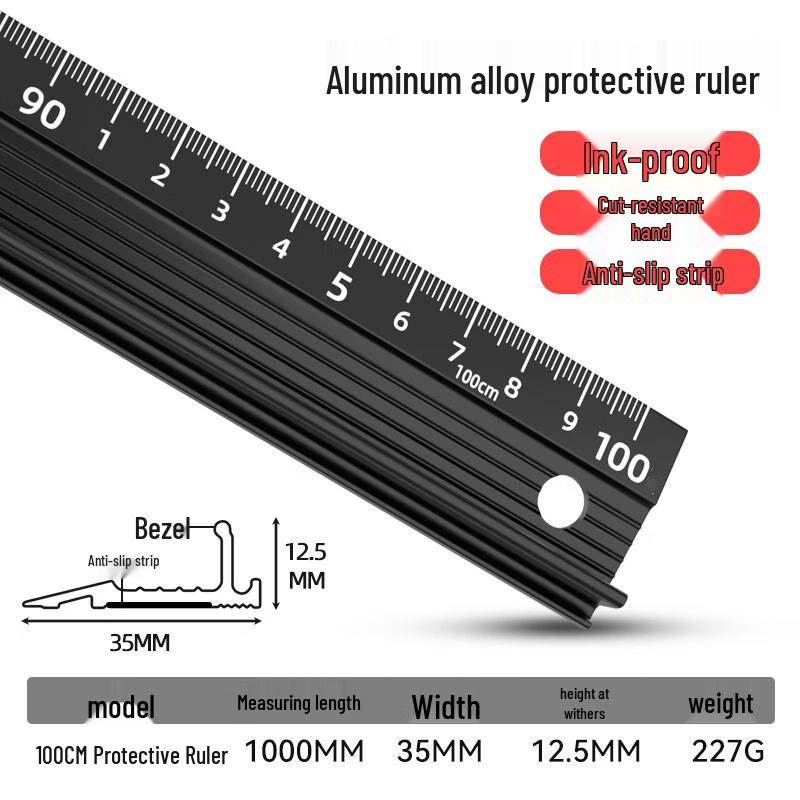 Aluminum Alloy Cutting Ruler