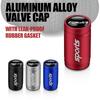 AAFM1 Car Stying 4PCS Sports Emblem Metal Wheel Tire Valve Stem Cap For Skoda VRS Fabia Rapid Superb Octavia A5 Kodiaq Scala S VRS VII