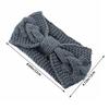 6 Stück Modisches Winter Warmes Gestricktes Stirnband Turban für Damen Frauen Häkel-Schleife Breites Dehnbares Haarband Kopfband Haare