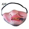 Dog Masque for Halloween Funny Masque, PU Foam Scary Pet Face Costume, Realistic Mouth Cute Dress Up with Elastic Band Up, Holiday Party, Photo Props