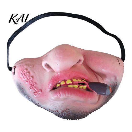 Dog Masque for Halloween Funny Masque, PU Foam Scary Pet Face Costume, Realistic Mouth Cute Dress Up with Elastic Band Up, Holiday Party, Photo Props