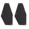 2Pcs Guitar Back Plate Bass Electric Instrument Pick Guards Plastic for Protecting Decorating