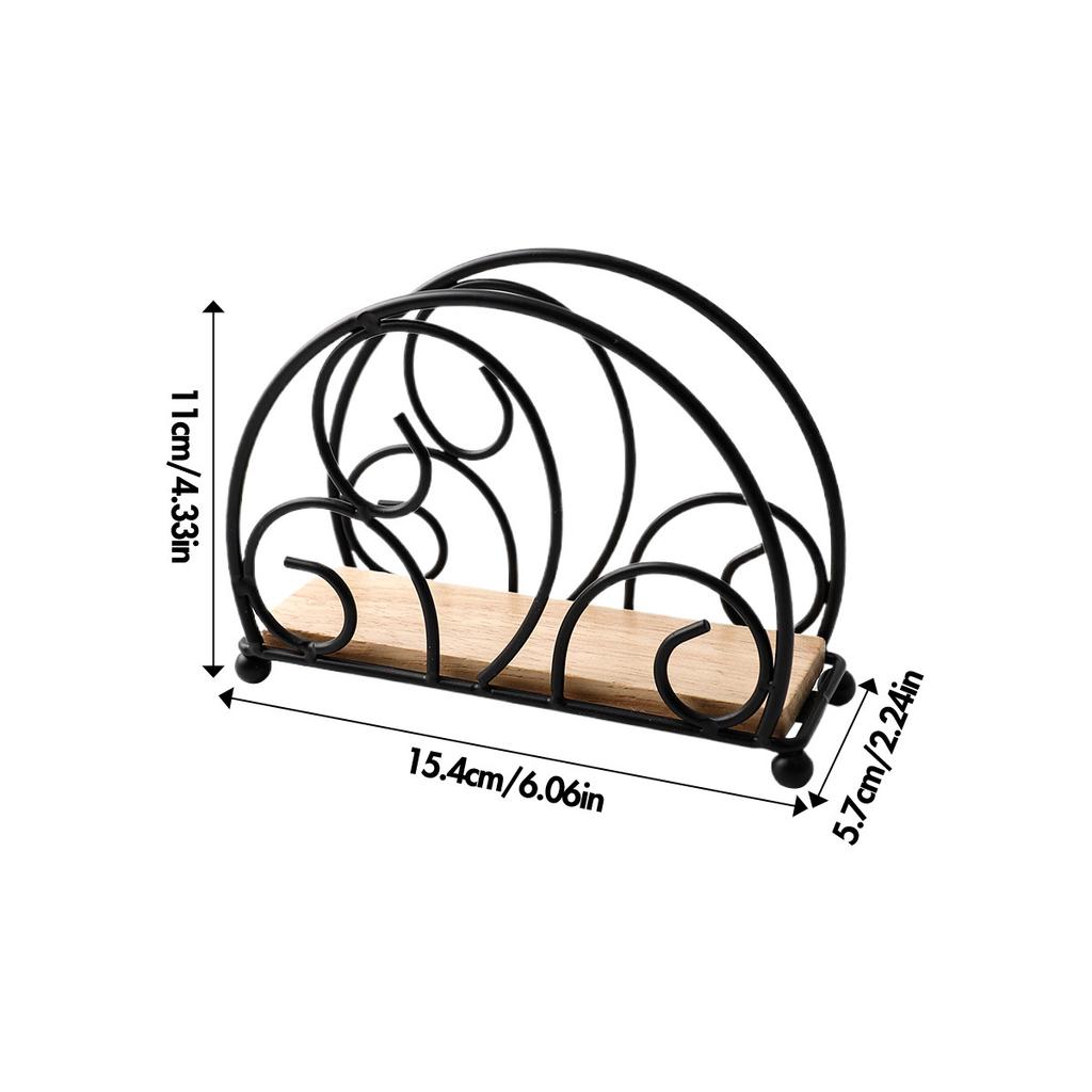 Nordic Cloud-Shaped Napkin Holder 3D Wrought Iron Hollow-Out Tissue Stand for Hotel Restaurant Decor
