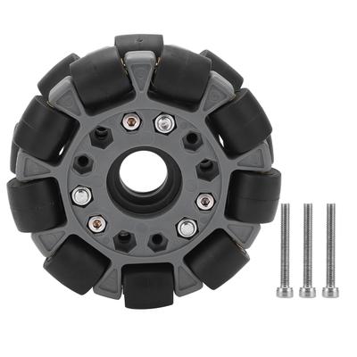 100 mm Doppel-Allrichtungsrad aus Kunststoff, Tragkraft 20 kg, für Plattform-Roboter-Kit 14049