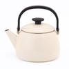 Fuji Enamel Gas and Induction Compatible Wide-Mouth Kettle, 2.5L, Vanilla,