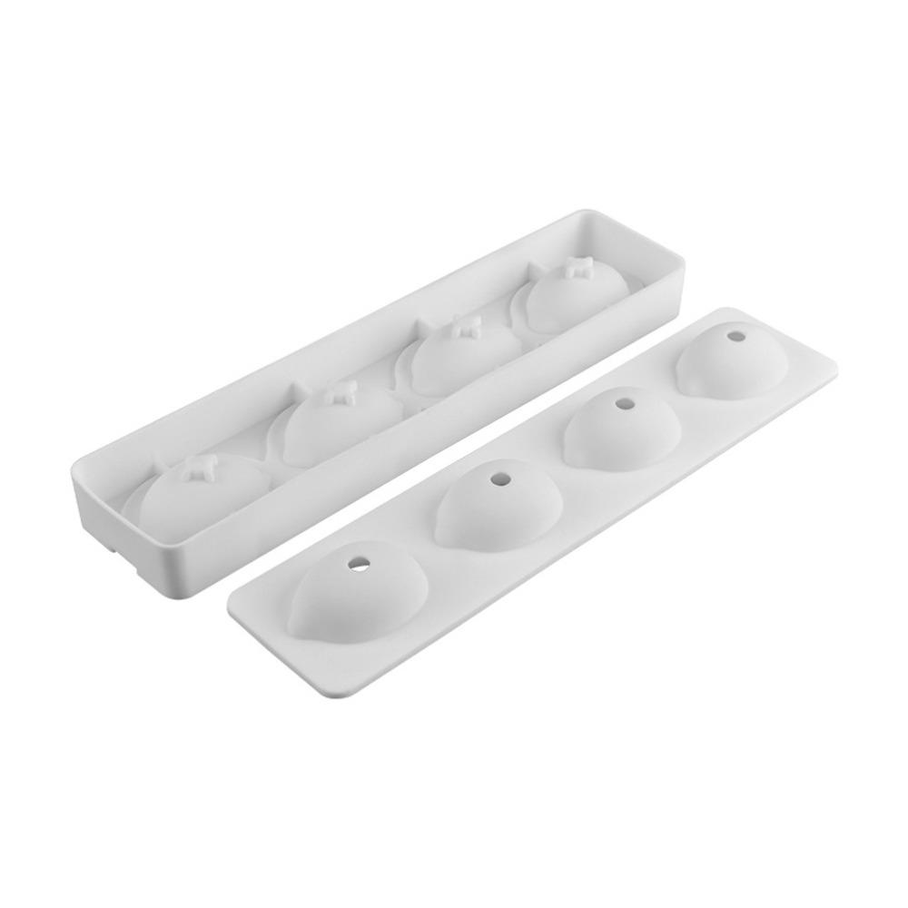 4-Cavity Cake Mold Silicone Dessert Baking Mold Durable Silicone Mousse Mold Dessert Making