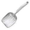 Aluminum Alloy Cat Litter Scoop Metal Poop Scooping Cat Scoop Long Handle Cat Litter Scoop Large