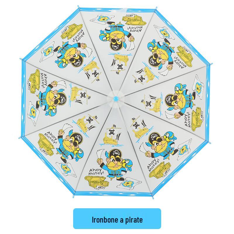 Детский прозрачный пиратский зонт Nanjiao