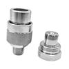 Hydraulic Quick Coupler Set High Pressure Quick Connect High Hardness Carbon