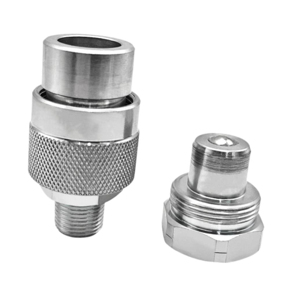 Hydraulic Quick Coupler Set High Pressure Quick Connect High Hardness Carbon