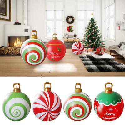 60cm Gardens Balloon PVC XMAS Balloon Giant Christmas Ball  Festival