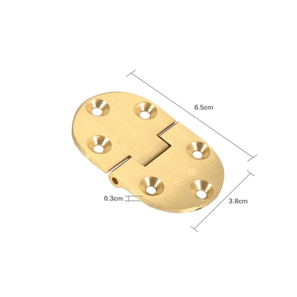 2 Pcs 2-1/2"X1-1/2 Brass Butler Tray Hinge Solid Brass 90 Degree Folding Flap Hinge with Screws Easy Installation Flip Top Hinge
