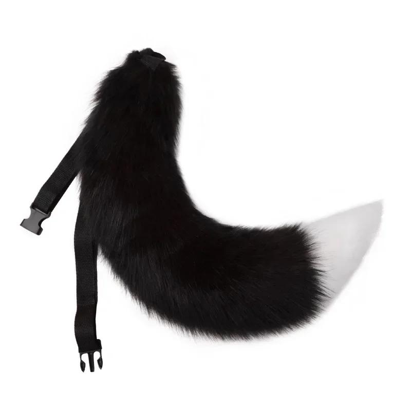 New Sexy Fox Tail Cosplay Costume Kawaii Lolita Faux Fur Fox Tail JK Girl Party Halloween Cosplay Props Gyaru Anime Animal Tails