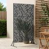 Privacy Screen 100 X 50 X 180 Cm Steel Anthracite