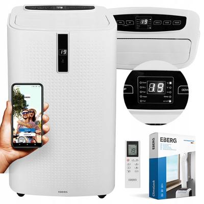 Draagbare Airconditioner Enva 3,5 kW 4-in-1 Wifi Luchtontvochtiger 56L/24H Warmtepomp