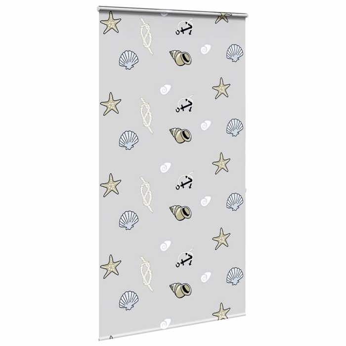VidaXL Roller Shower Curtain with Cassette Fabric Width 126 Cm, Shower Blind, Roller Blind Curtain 4015015