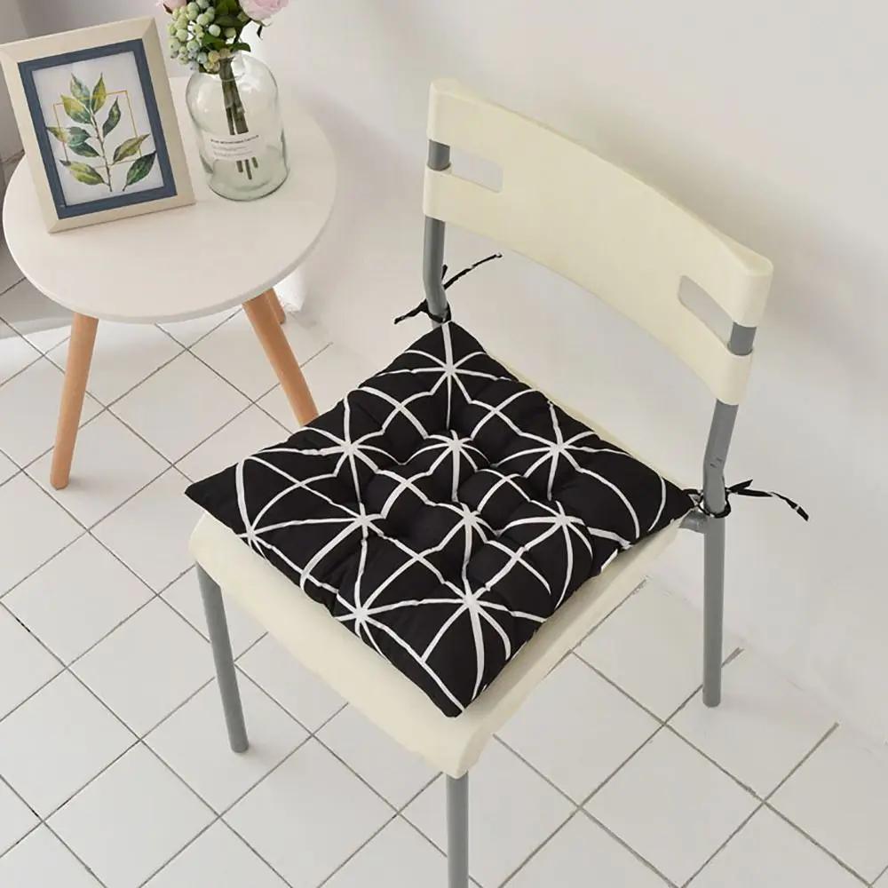 Warm 40*40 CM Dining Chair Seat Cushion Non-slip Thicken Ground Mat Printed Cushion Student Office Canteen