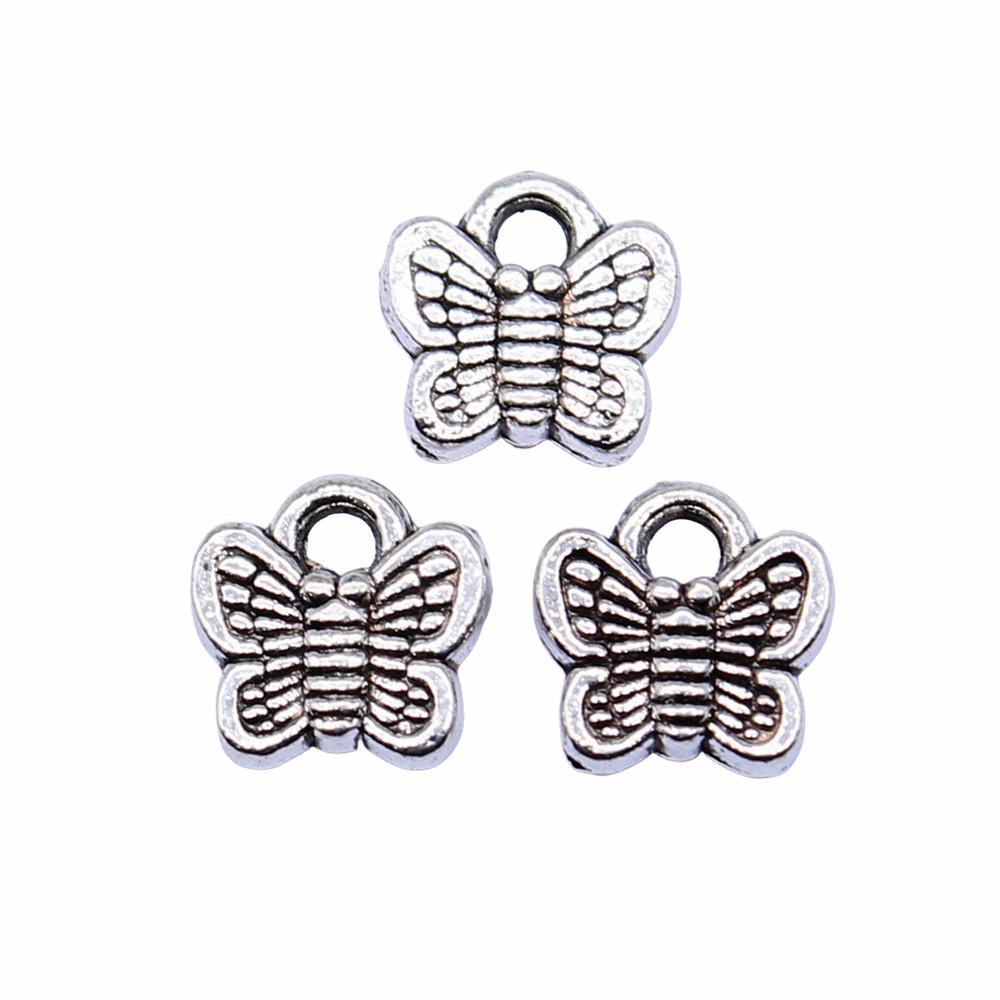 Butterfly Charms Simple Pendants For Minimalist DIY Jewelry Making