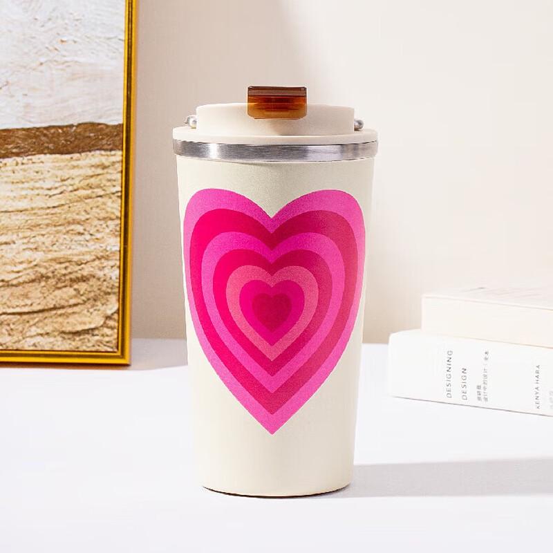 400ml Ceramic Lined Portable Insulated Coffee Mug