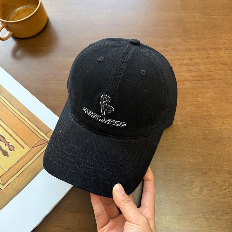 

New Letter Embroidered Baseball Cap For Women With Sun Protection And Breathability чёрный