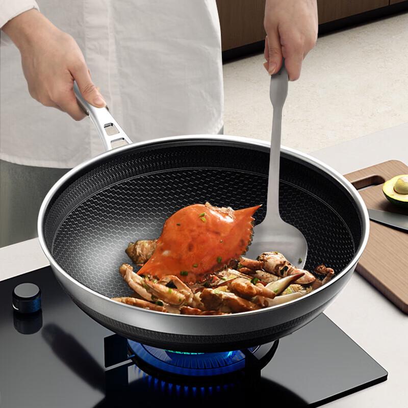 KOBACH 3rd Gen 304 Stainless Steel Honeycomb Non-Stick Frying Pan