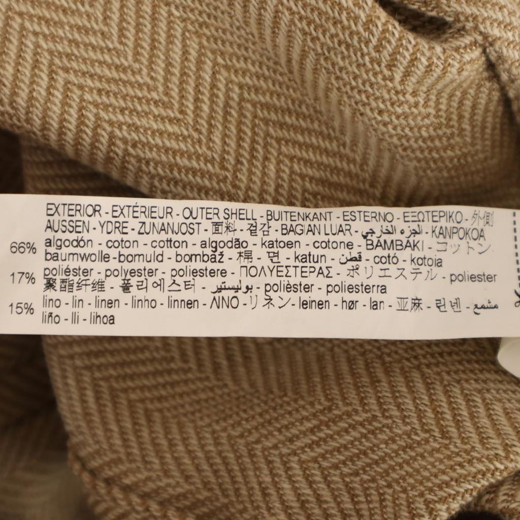 ZARA Herringbone Pattern Jacket S Beige Men's Used