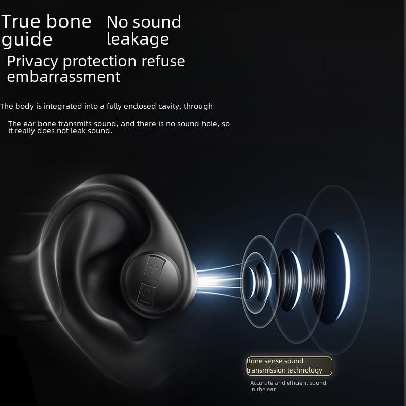 X7 Bone Conduction Headphones for Running & Swimming: No Ear Hooks, Long Battery Life, No Sound Leakage, Bluetooth Connectivity.