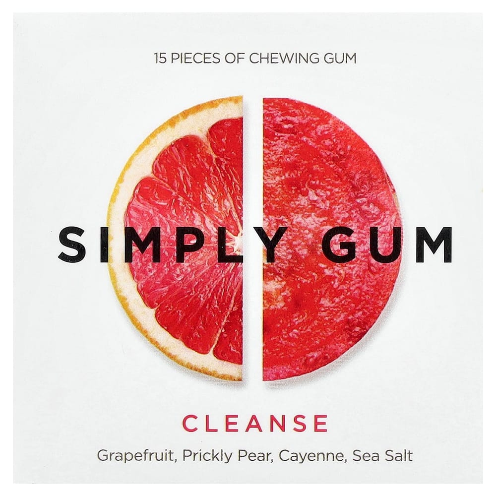 iHerb Simply Gum Cleanse Chewing Gum, 15 Count