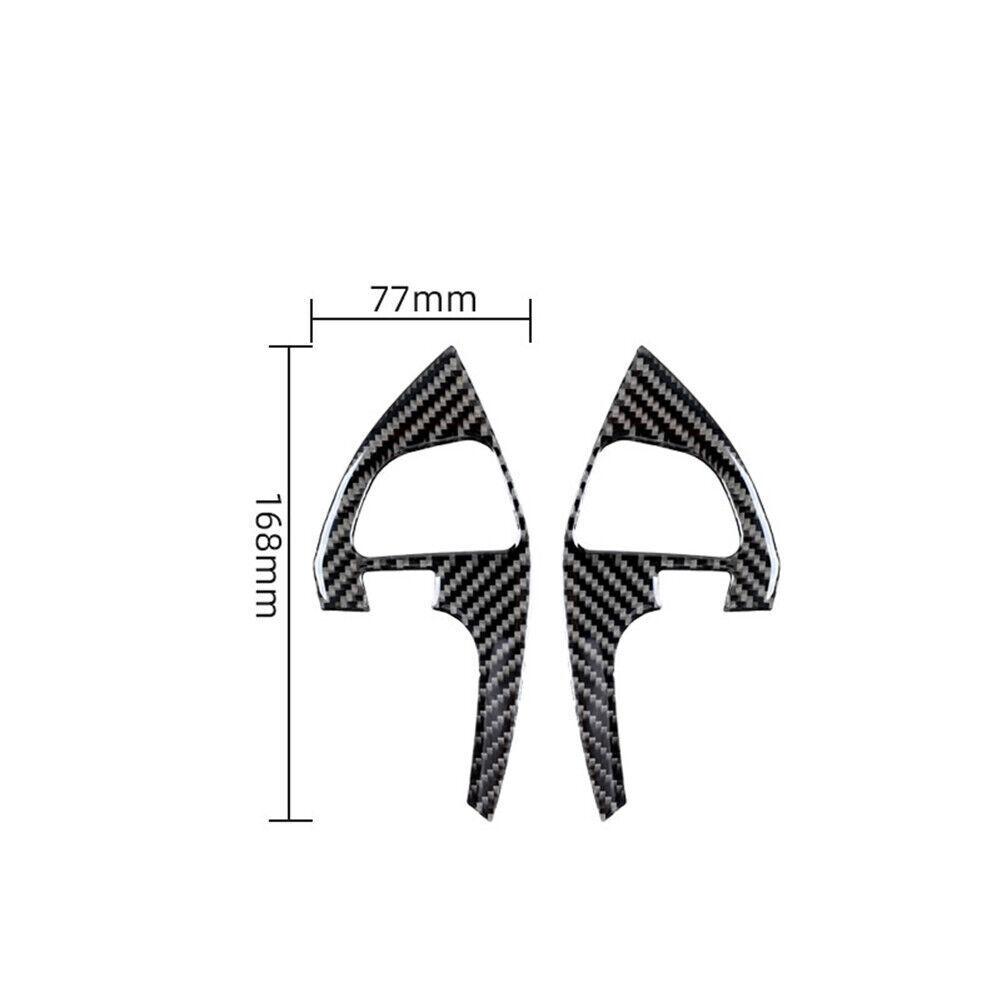 For Toyota Highlander Carbon Fiber Interior Steering Wheel Button Cover Trim