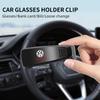 2026 Caldo Per VW VOLKSWAGEN Clip Universale per Occhiali da Sole per Auto Porta Tessere Supporto Astuccio per Penne Occhiali Accessori Auto Per Volkswagen VW
