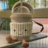 Replica Cartoon Koffie Melkthee Zakje Interessante Hanger Pluche Speelgoed Sleutelhanger Poppen Begeleidende Bekers Crossbody Pluche Tassen