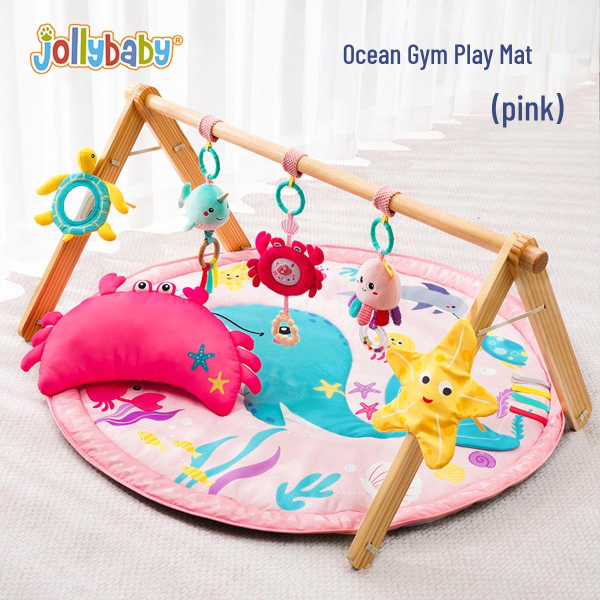 

Jollybaby Деревянный музыкальный детский развивающий коврик