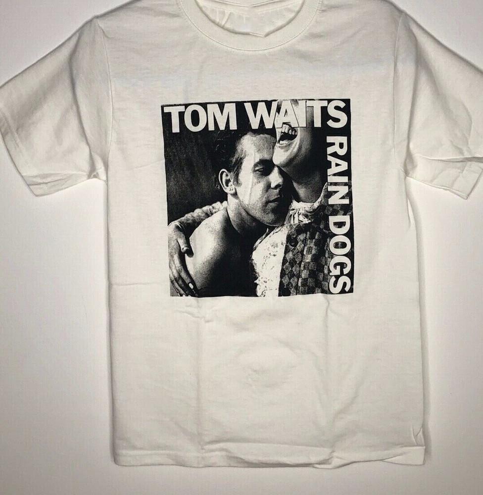 Tom Waits Rain Dogs Album T-shirt White Short Sleeve All sizes S to 5XL XZ986 Unisex T-Shirt L