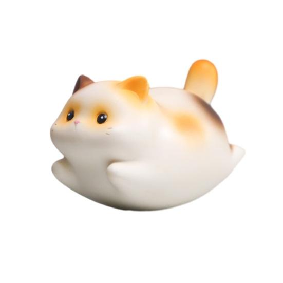 Cartoon Katze Schaukel Figur Niedliche Kleine Harz Katze Statue für Zuhause Büro Schreibtisch Dekoration Geschenke für Katzenliebhaber