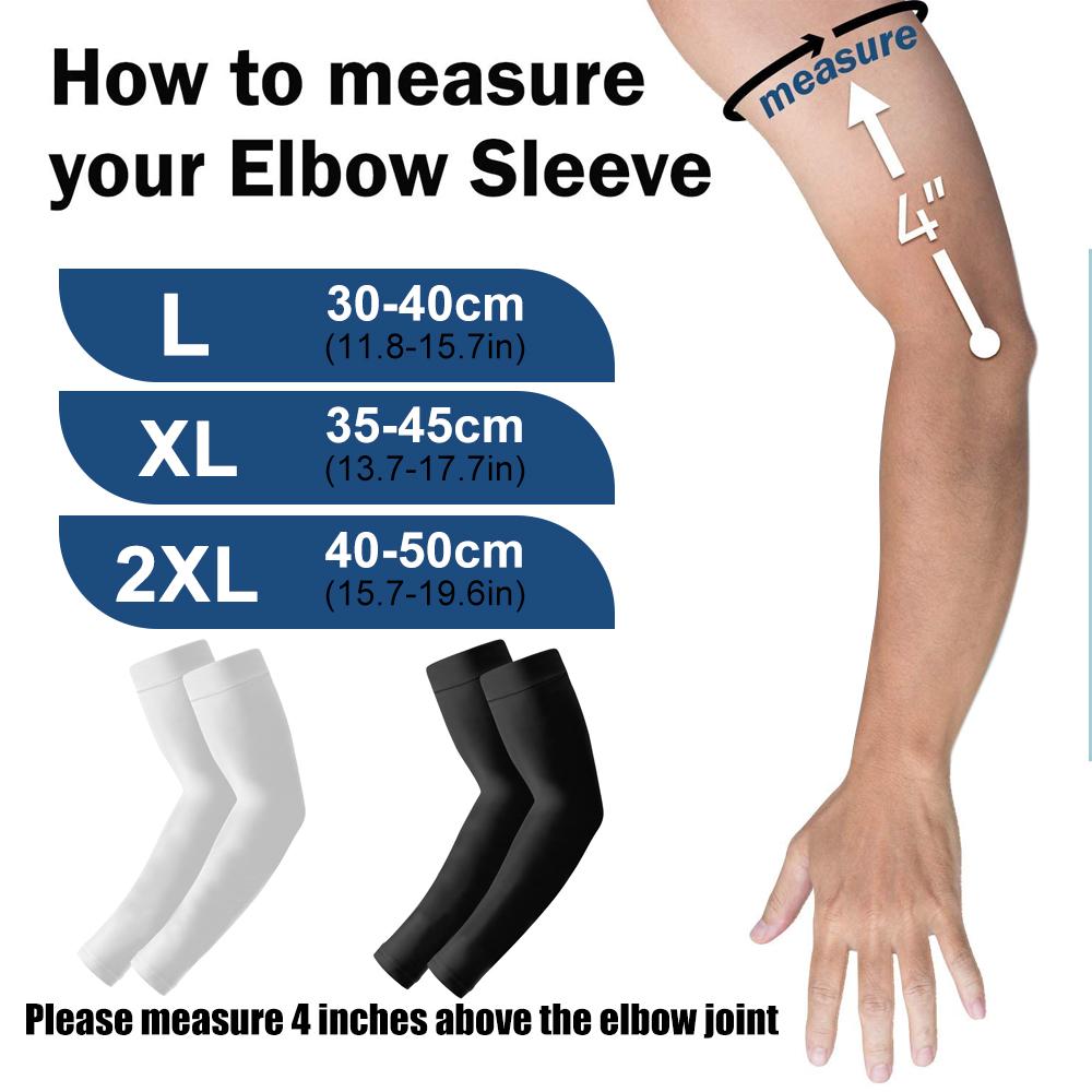 1 Pair Lymphedema Compression Arm Sleeve, 20-30 Mmhg Full Arm Support, Graduated Compression Arm Brace For Swelling, Arthritis