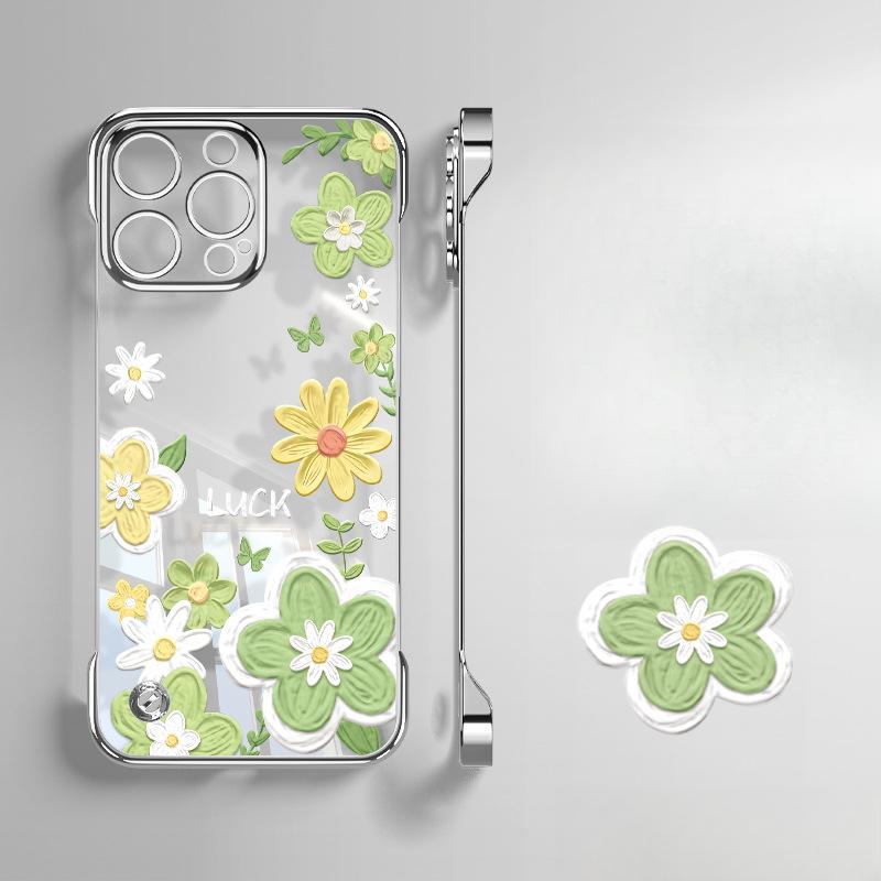 

Подставка для цветов, написанная маслом, Подходит для чехла для мобильного телефона Apple 16 Opporeno13pro Гальваническое покрытие Безрамный 15 Высокая прозрачность 14 vivo X200 Pro