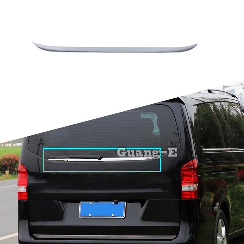 For Benz Vito W447 2016 2017 2018 Car Rear Window Pillar Post Cover Decoration Glass Exterior Accessories