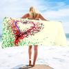 Valentines Day Hearts Beach Towels Oversized Microfiber Beach Towels for Adults Extra Large Yoga Towel for Outdoor Travel Swim